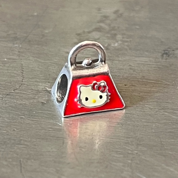 HELLO KITTY💥Kay Jewelers Hello Kitty Enameled Italian Sterling Silver Mini Charm - Picture 5 of 9